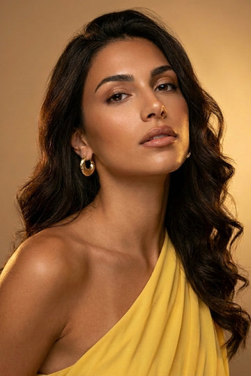 Chic Chunky Textured Hoops For Women