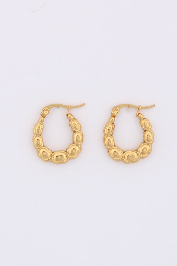 Cute Small Hoops With Bubbles For Women (ESHP007)