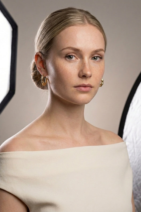 Designer Hoops With Texture For Women