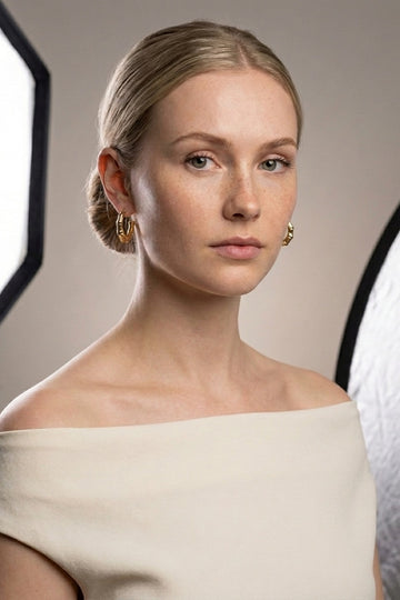 Designer Hoops With Texture For Women
