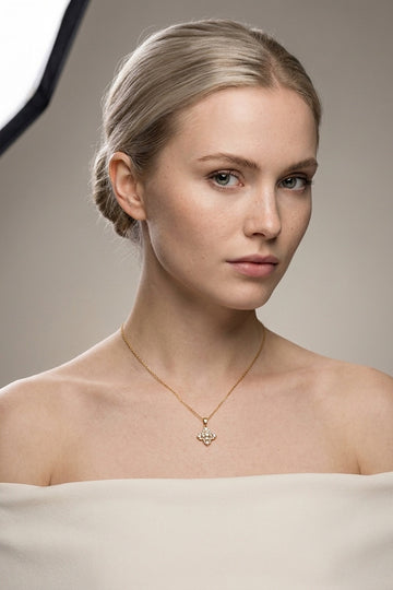 Golden Star Gold Polish Pendant Necklace