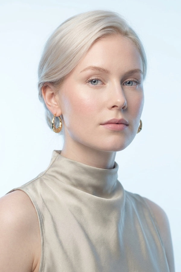 Glamorous Large Twisted Hoops For Women