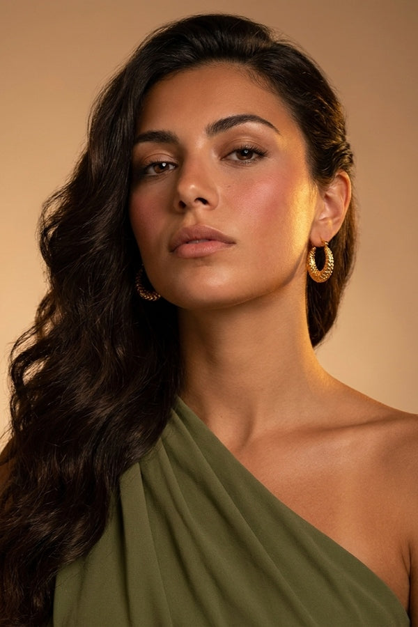 Graceful Small Statement Hoops For Women
