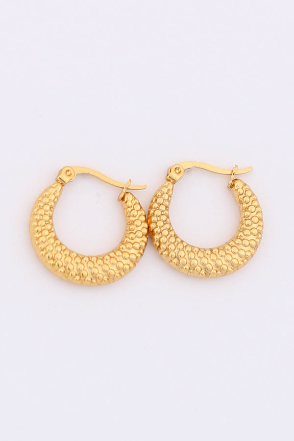 Graceful Small Statement Hoops For Women (ESHP004)