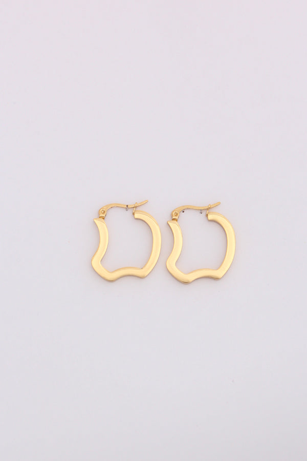 Lustrous Hoops In Classic Polish For Women (ESHP036)