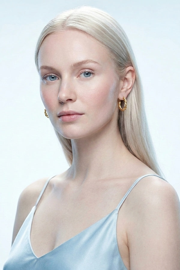 Modern Hoops With Chunky Design For Women 