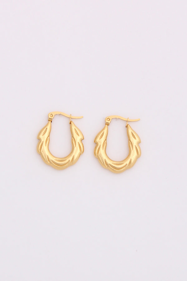 Modern Hoops With Chunky Design For Women (ESHP034)