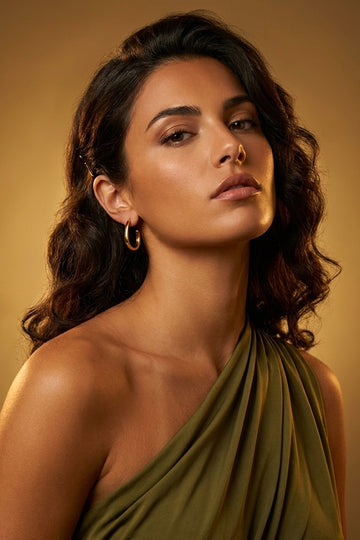 Polished Classic Chunky Hoops For Women