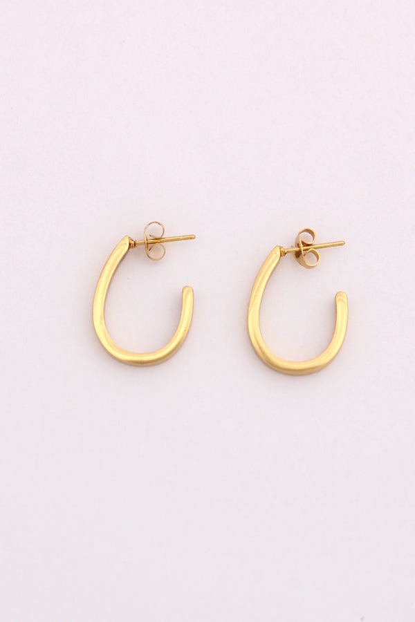 Polished Classic Chunky Hoops For Women (ESHP019)