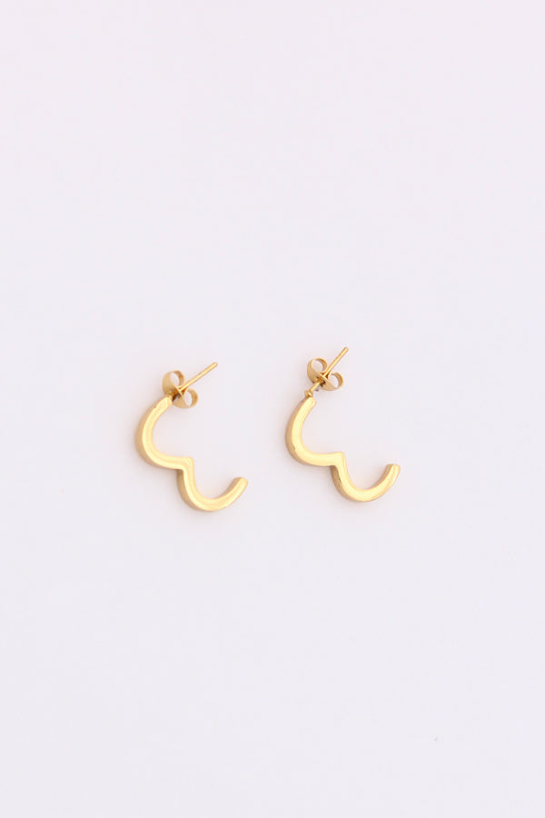 Refined Half Hoops In Classic Design For Women (ESHP041)