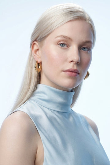 Refined Small Classic Hoops For Women