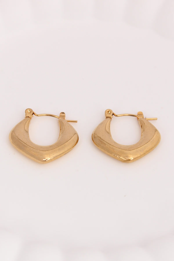 Refined Small Classic Hoops For Women (ESHP012)