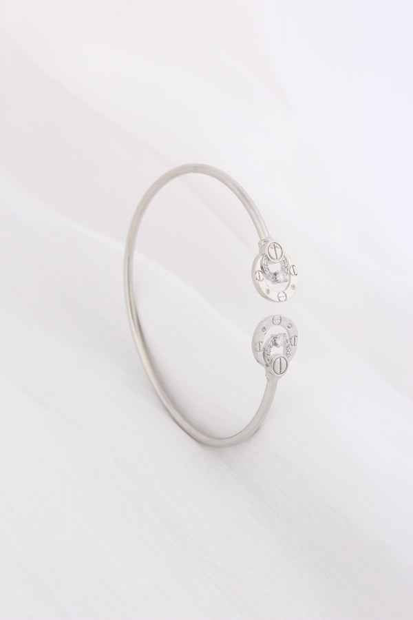 Silver Polish Anti Tarnish Slim Bangle (BA003-S)