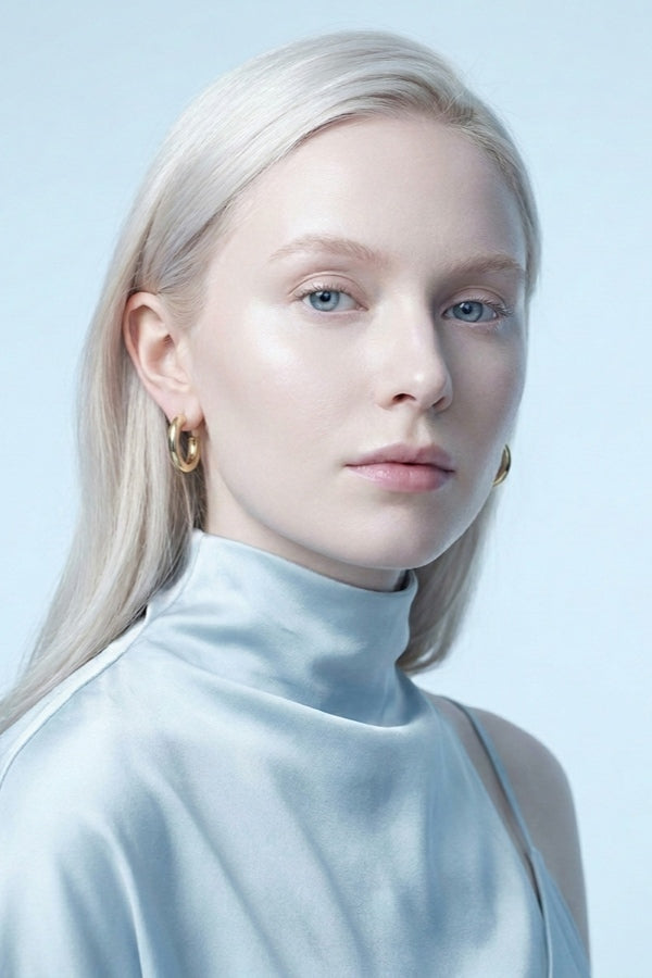 Stunning Medium Classic Chunky Hoops For Women