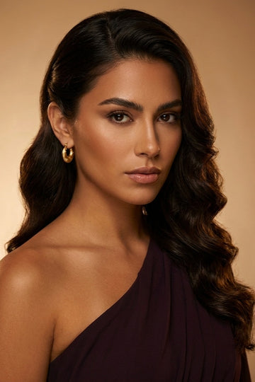 Unique Chunky Printed Hoops For Women
